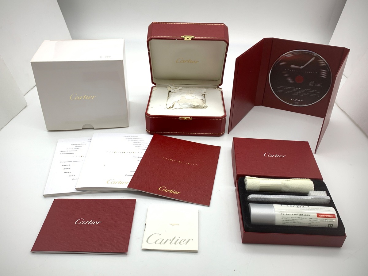 カルティエ タンクフランセーズ SM ピンク W51028Q3 ステンレススティール ピンクシェル