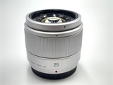 中古】パナソニック LUMIX G 25mm F1.7 ASPH. [H-H025S] シルバー 在庫