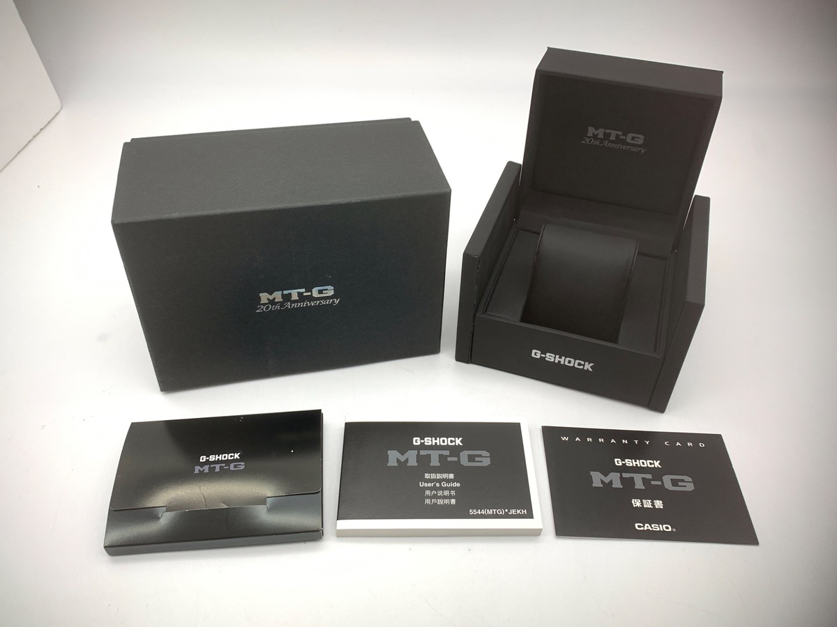 カシオ G-SHOCK MT-G ブラック MTG-B1000RB-2AJR ステンレススティール/樹脂