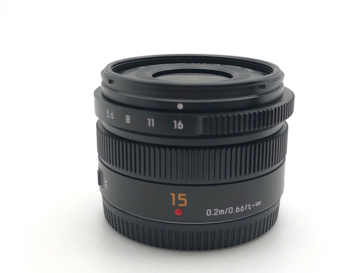 中古】LEICA DG SUMMILUX 15/1.7 ASPH. ﾌﾞﾗｯｸ (H-X015) 在庫一覧