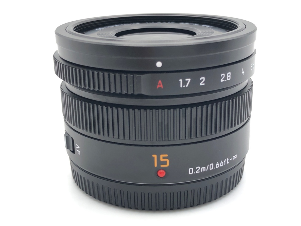 中古】LEICA DG SUMMILUX 15/1.7 ASPH. ﾌﾞﾗｯｸ (H-X015) 在庫一覧