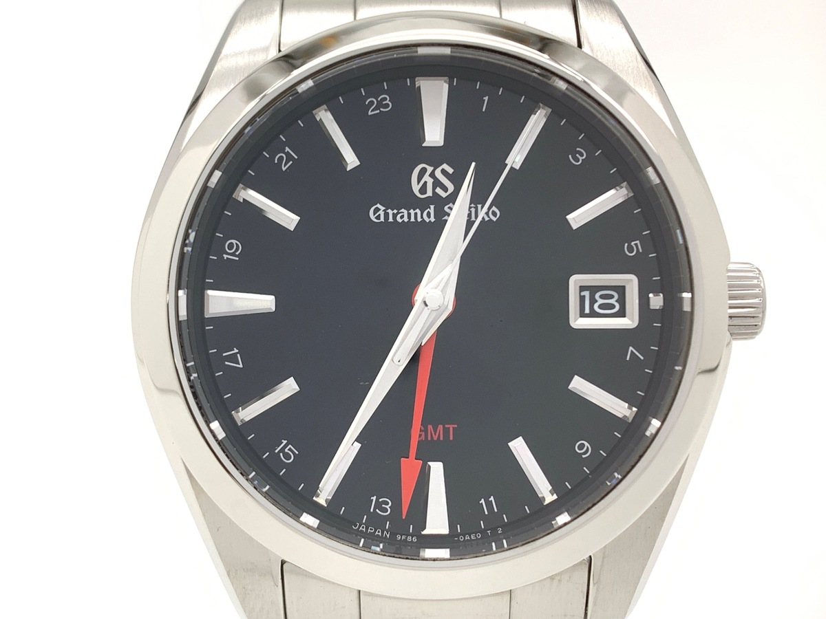 グランドセイコー クォーツ GMT ブラック SBGN013/9F86-0AF0 ステンレススティール