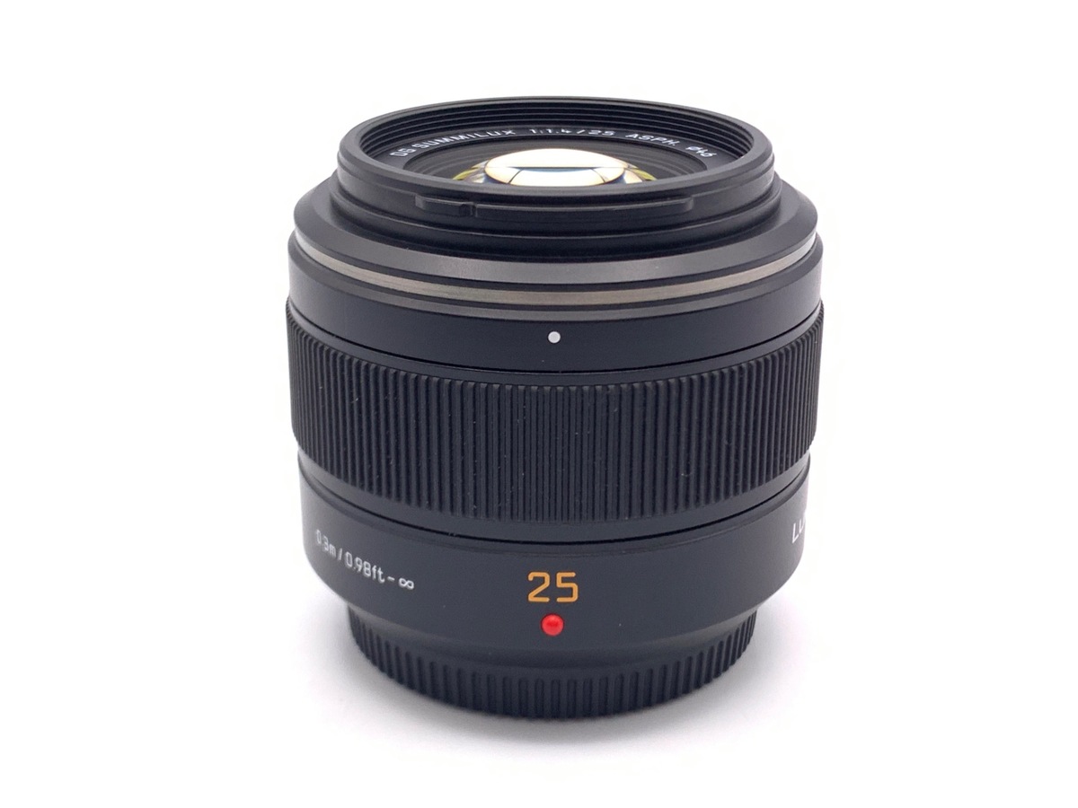 【動作OK】Leica 25mm F1.4 クラック有 中古】パナソニック LEICA DG SUMMILUX 25mm/F1.4 ASPH. ［H-X025