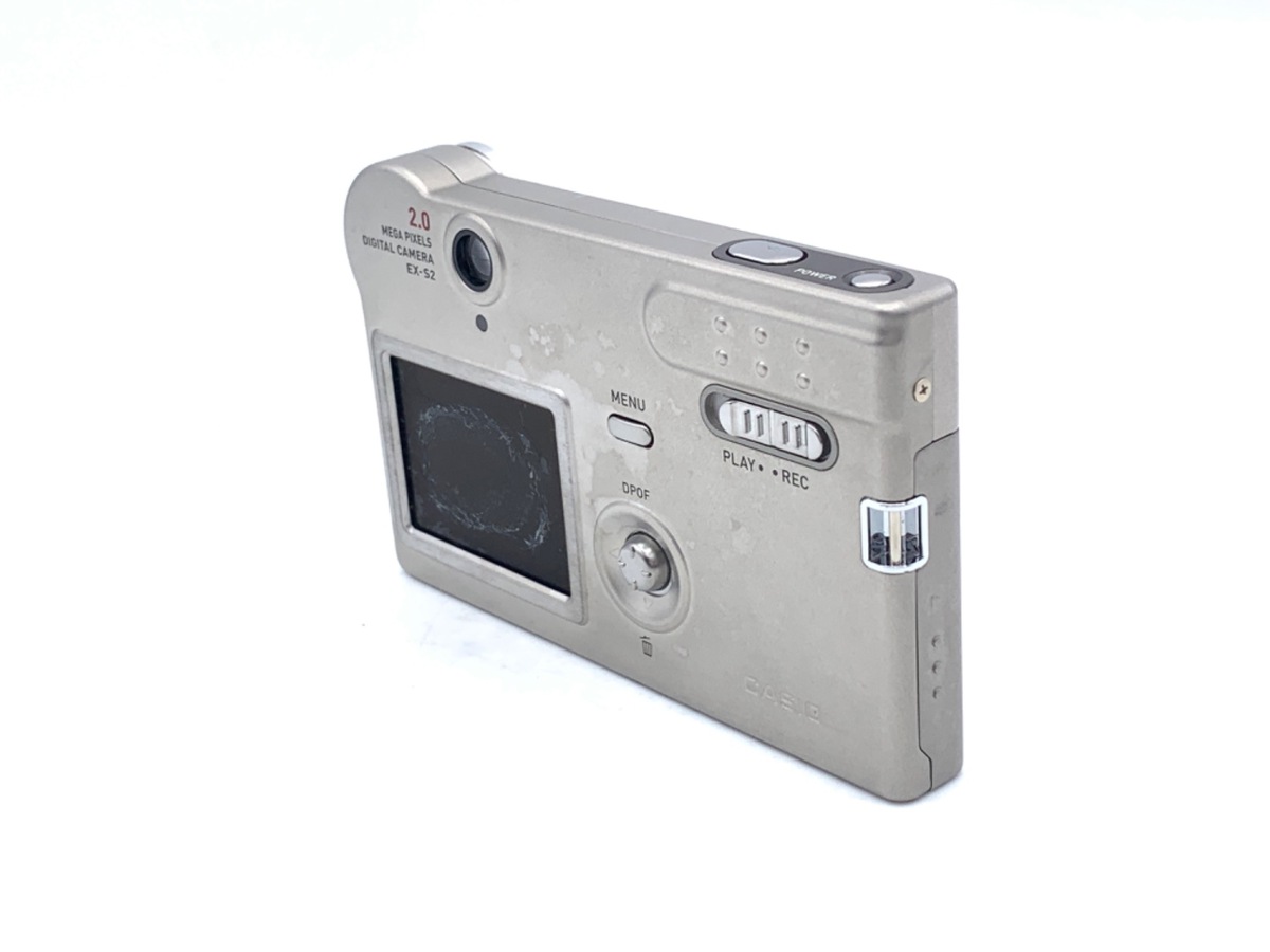 中古：B(並品)】カシオ（CASIO）EX-S2 シルバー【200万画素