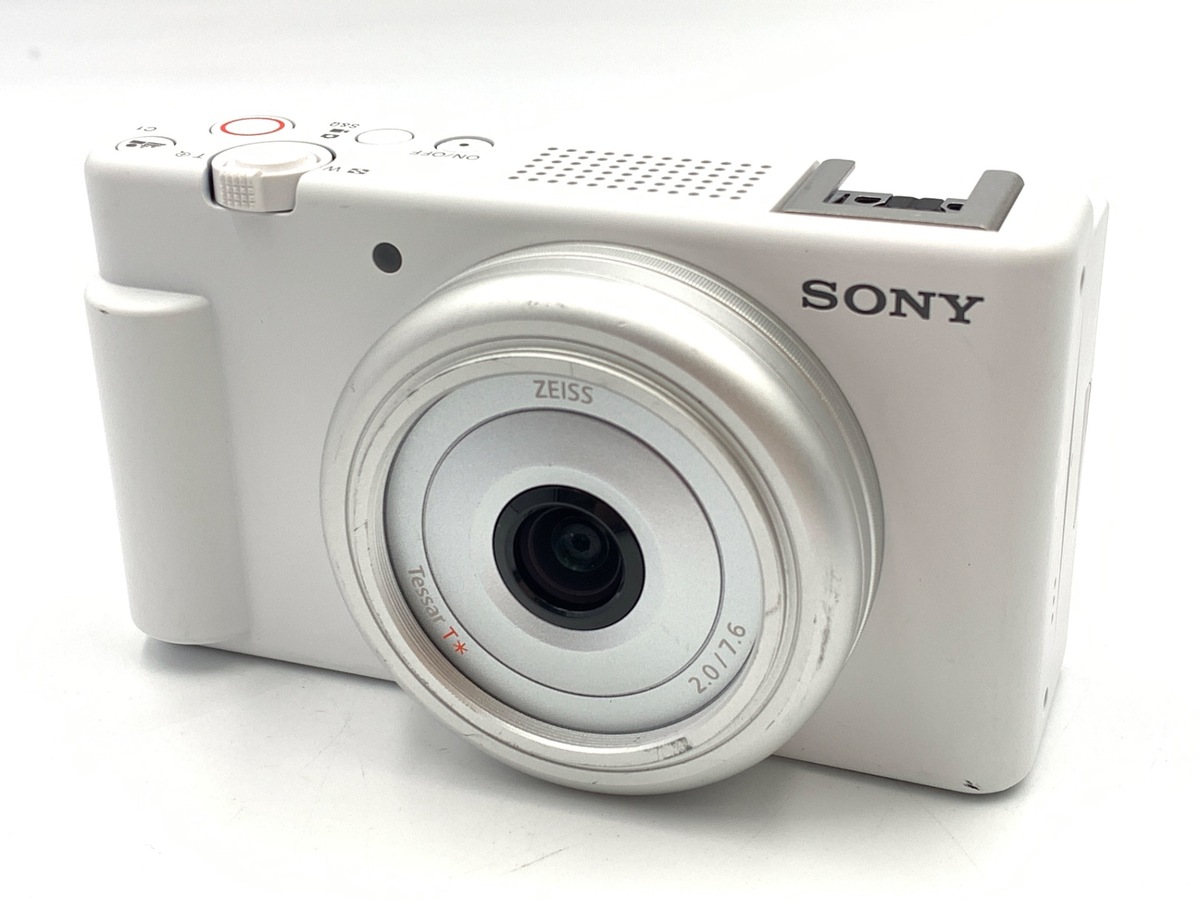 中古：B(並品)】ソニー VLOGCAM ZV-1F W ホワイト | 2441450021029