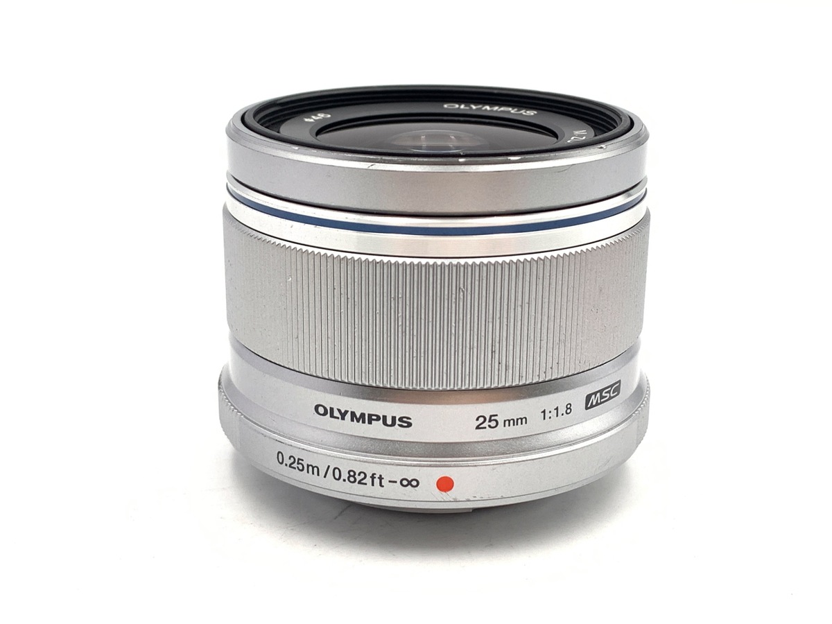 中古：B(並品)】オリンパス M.ZUIKO DIGITAL 25mm F1.8 シルバー