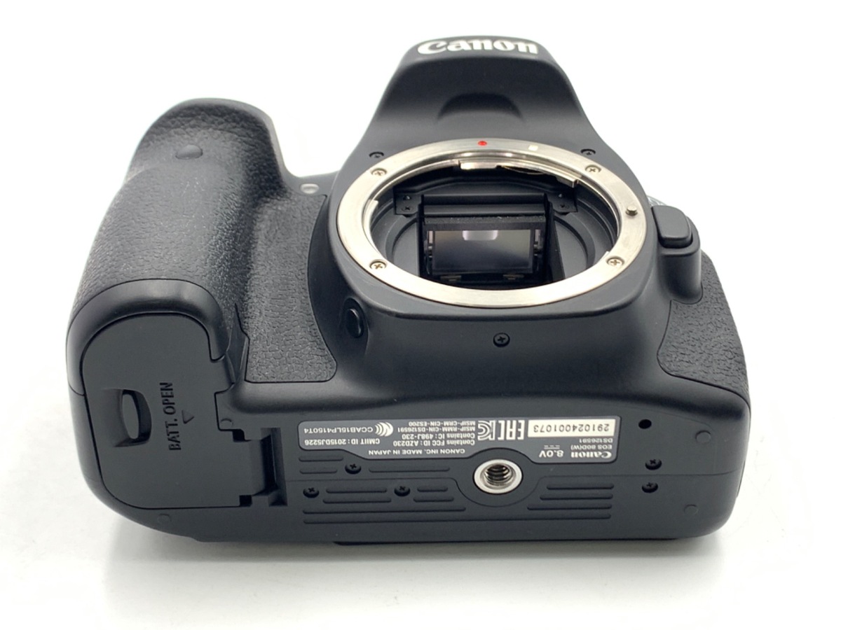 中古：AB(良品)】キヤノン EOS 80D ボディ | 2441490060613