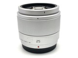 中古】パナソニック LUMIX G 25mm F1.7 ASPH. [H-H025S] シルバー 在庫
