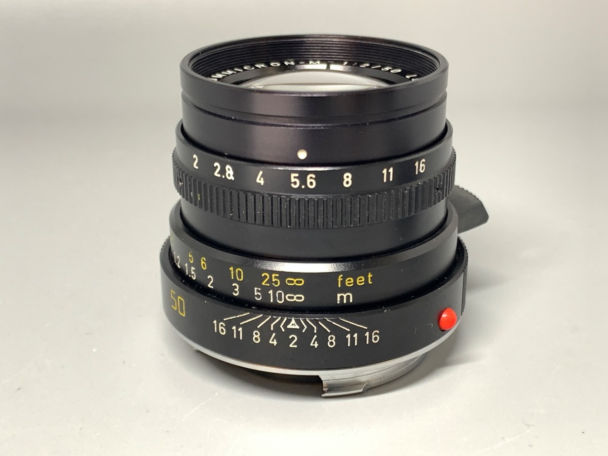 【中古】ライカ ズミクロンM 50mm F2 ブラック（3代目）