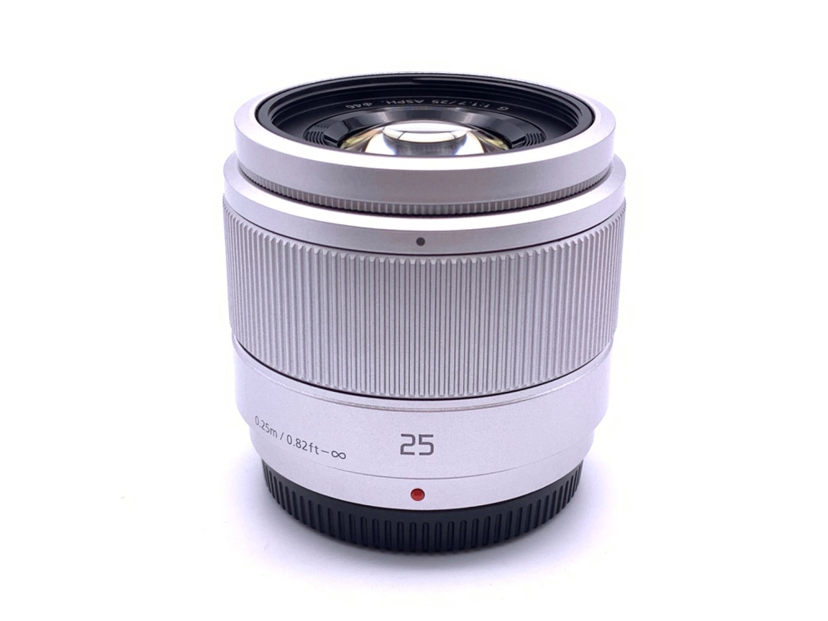 中古】パナソニック LUMIX G 25mm F1.7 ASPH. [H-H025S] シルバー