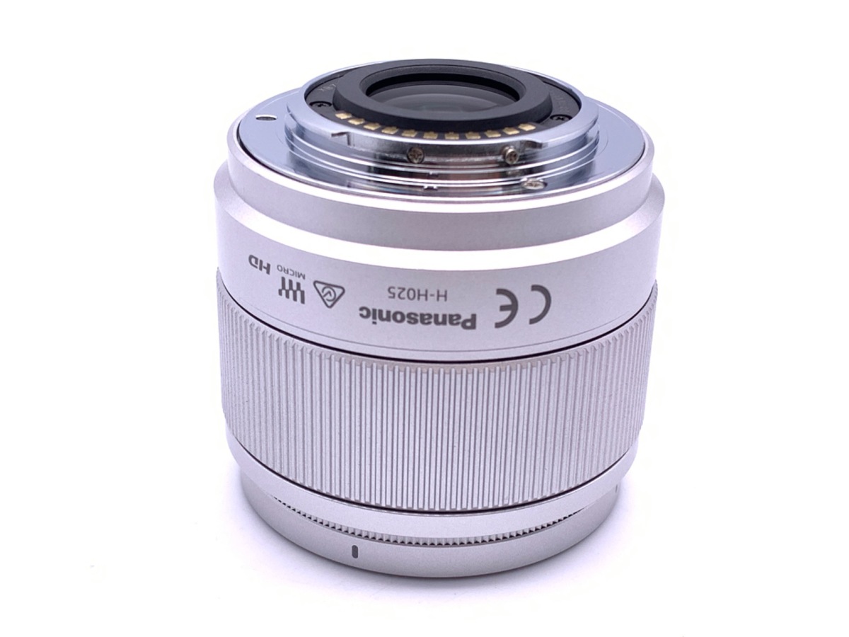 中古】パナソニック LUMIX G 25mm F1.7 ASPH. [H-H025S] シルバー
