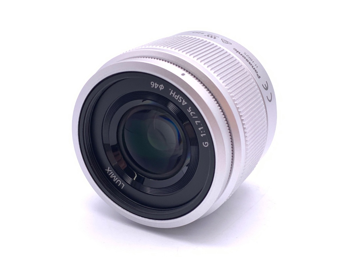 中古】パナソニック LUMIX G 25mm F1.7 ASPH. [H-H025S] シルバー