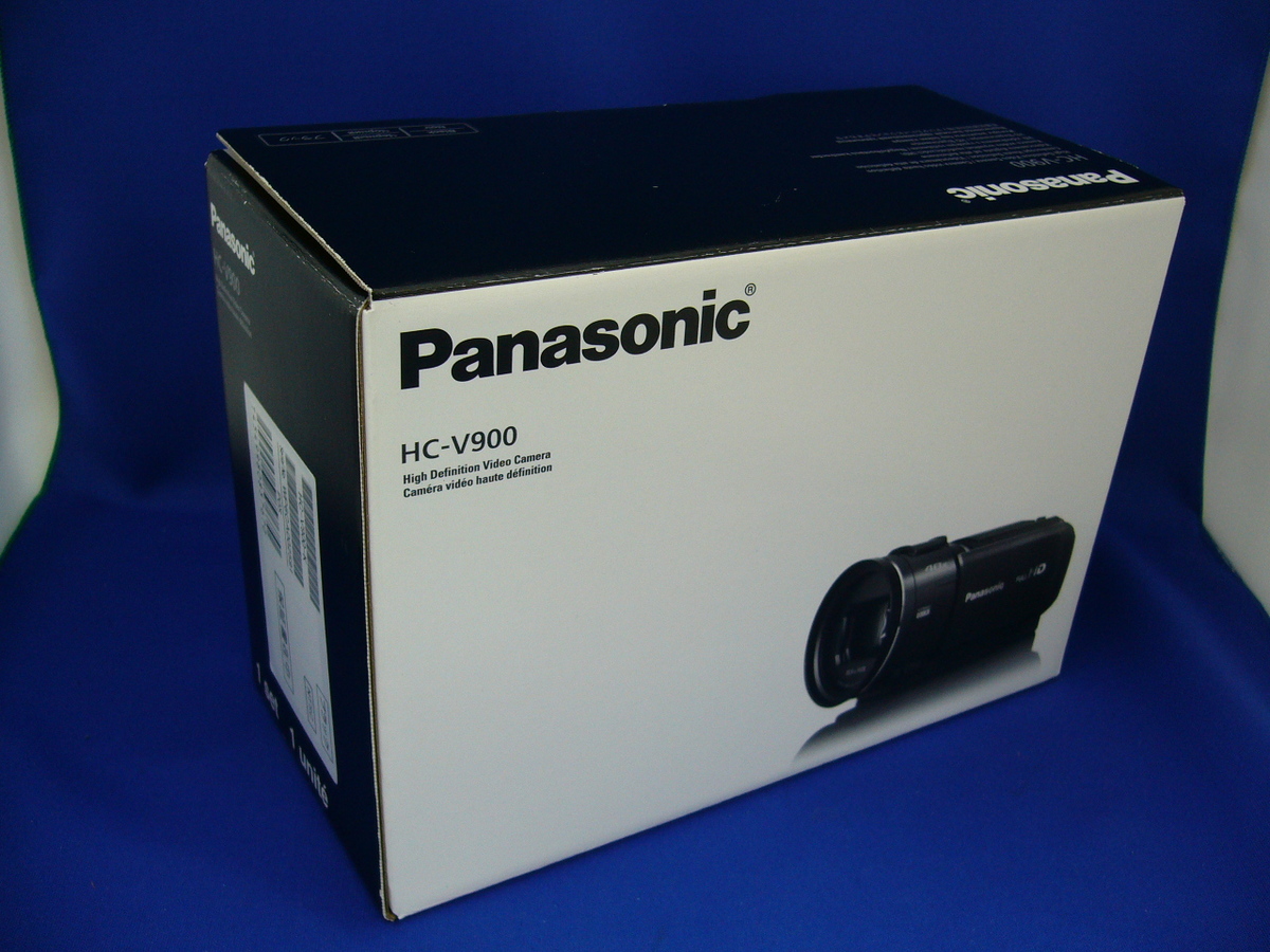 中古】パナソニック デジタルビデオカメラ HC-V900-K ビーズブラック