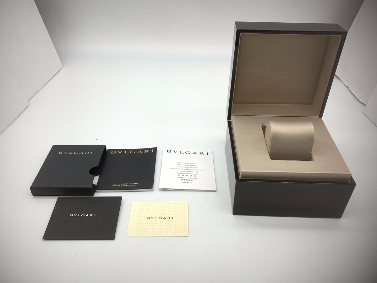 ブルガリ アショーマ クロノグラフ グレー AA44C14SSDCH/AA44SCH ステンレススティール