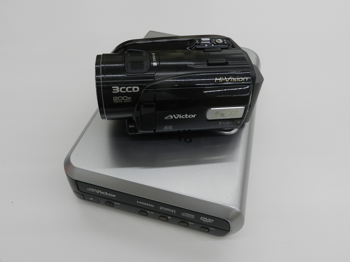 中古：C(やや難あり)】ビクター GZ-HD3 ブラック Everio HDD