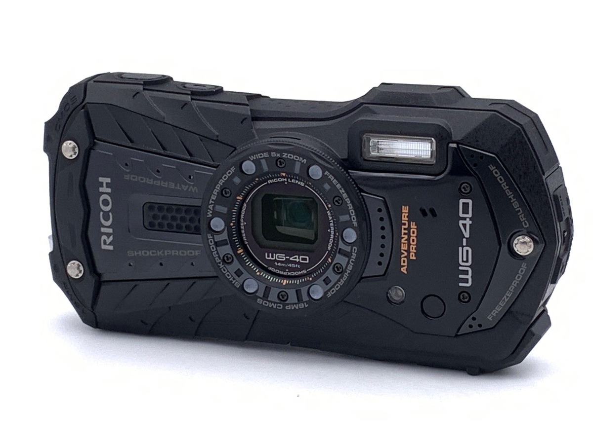 RICOH WG-40 中古品 中古：A(美品)】リコー WG-40 ブラック | 2441820057412
