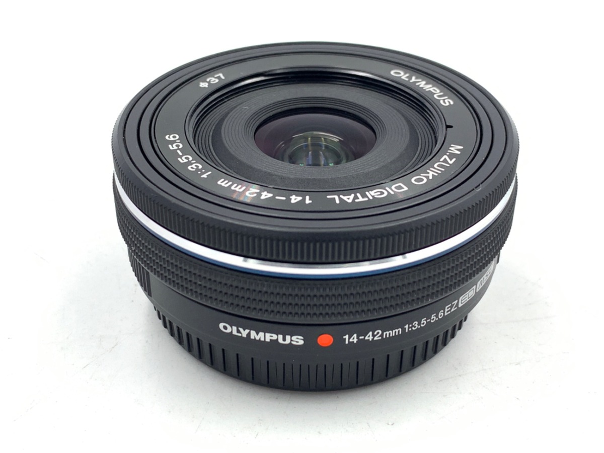 レンズ(ズーム) OLYMPUS M.ZUIKO 14-42mm F3.5-5.6 EZ 中古：AB(良品)】OM SYSTEM M.ZUIKO ED 14-42mm F3.5-5.6 EZ ブラック