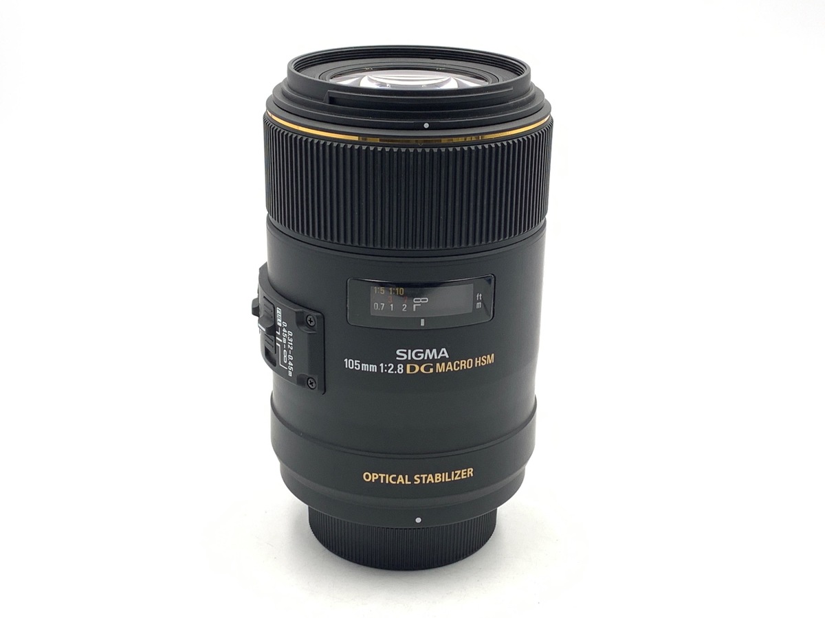 【中古】シグマ MACRO 105mm F2.8 EX DG OS HSM ニコンF用