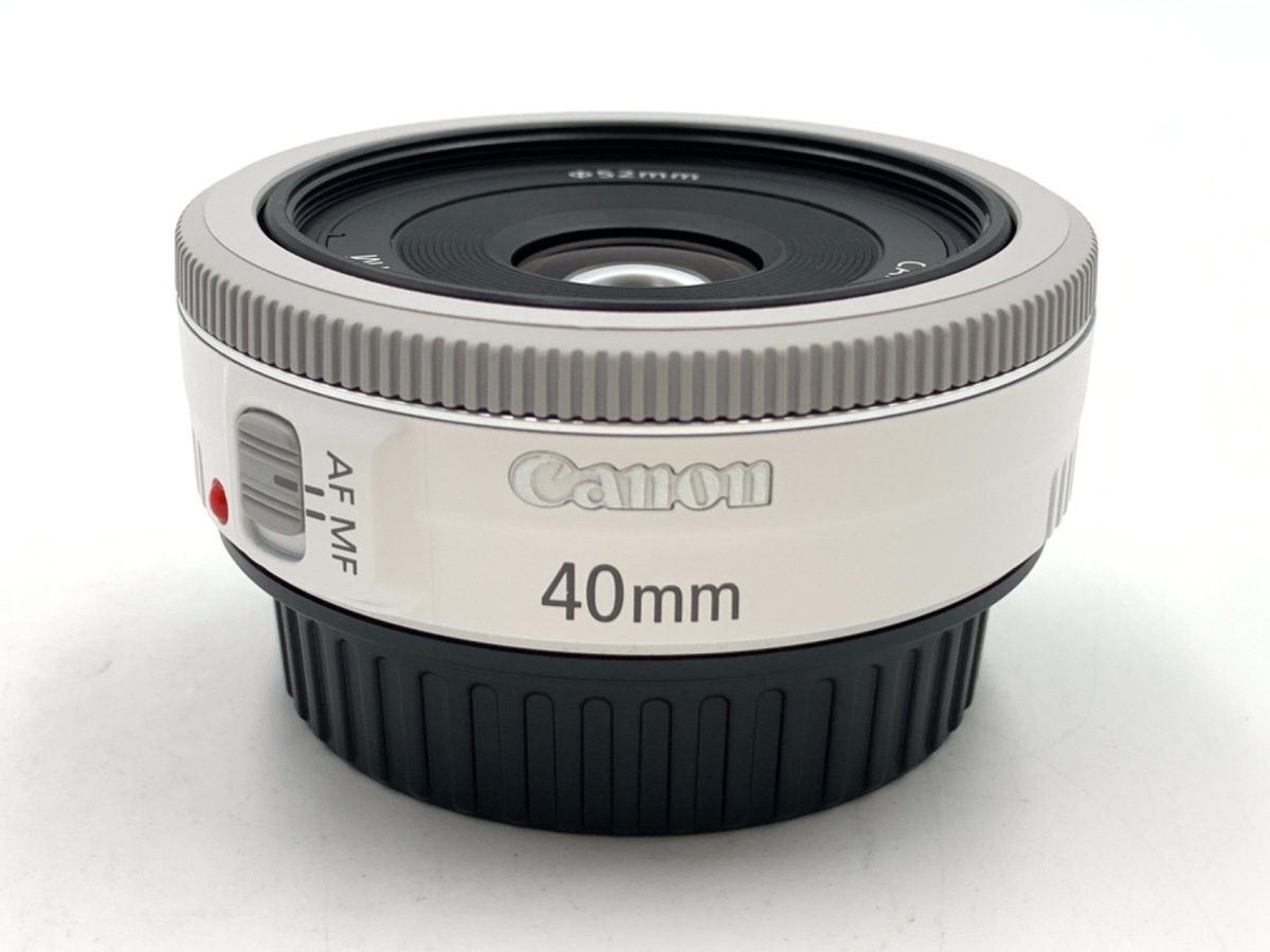 中古：AB(良品)】キヤノン EF 40mm F2.8 STM ホワイト | 2442020013055