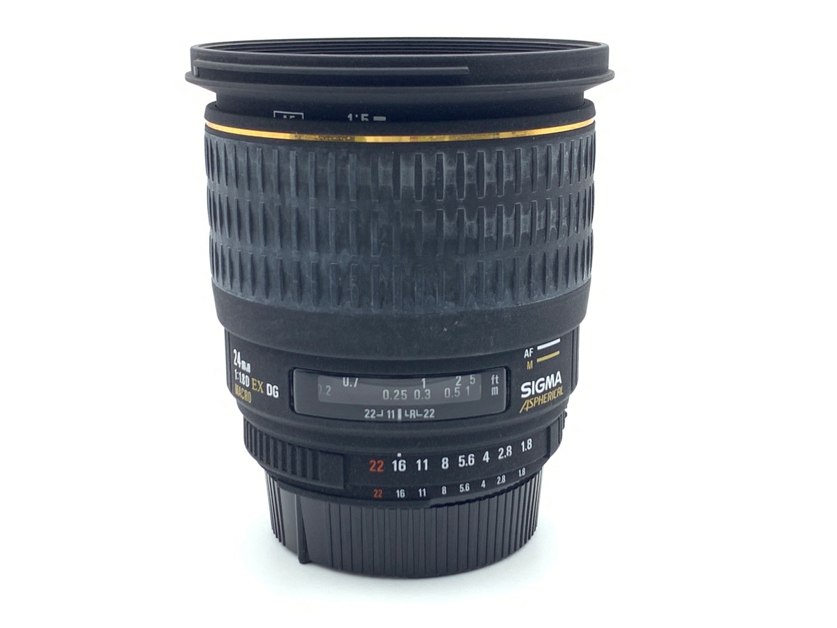 中古：AB(良品)】シグマ 24mm F1.8 EX DG ASPHERICAL MACRO ニコン用 