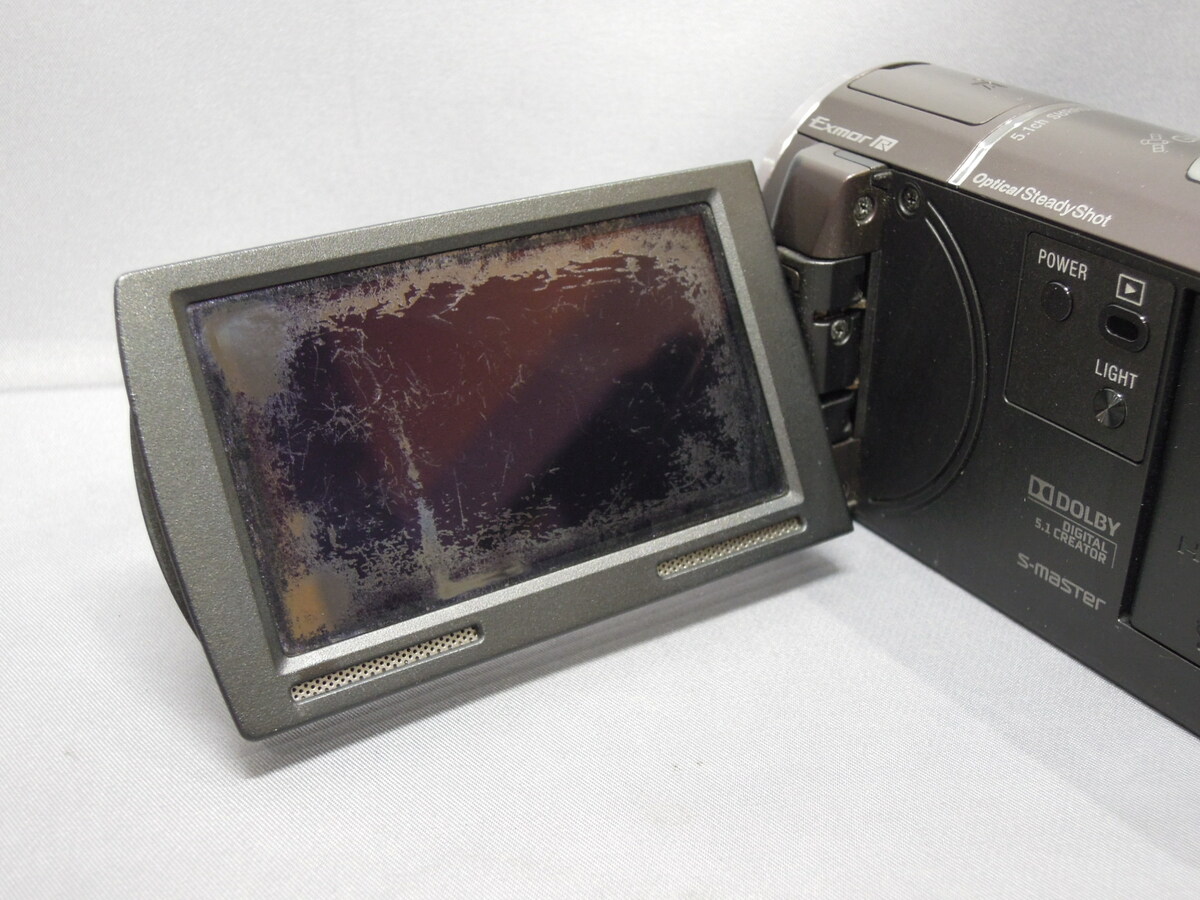 【美品】SONY Handycam HDR-CX590V ボルドーブラウン SONY】ソニー『ハンディカム』HDR-CX590V(T) ボルドーブラウン フルHD