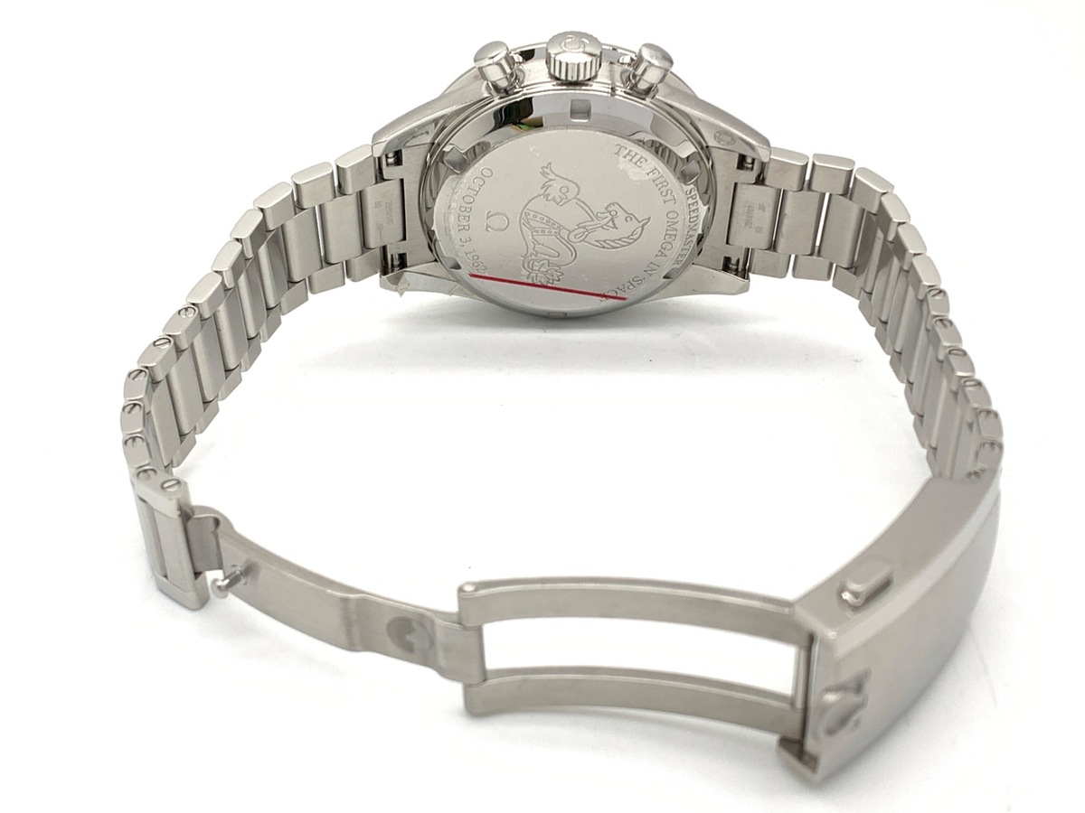 オメガ(OMEGA) スピードマスター ネイビー [ブルー系] 310.30.40.50.06.001 ステンレススティール 記念モデル ファースト オメガ イン スペース