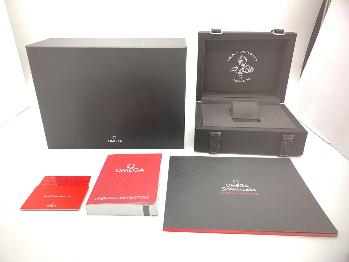 オメガ(OMEGA) スピードマスター ネイビー [ブルー系] 310.30.40.50.06.001 ステンレススティール 記念モデル ファースト オメガ イン スペース