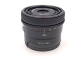 中古】ソニー FE 40mm F2.5 G [SEL40F25G] 在庫一覧｜カメラのキタムラ