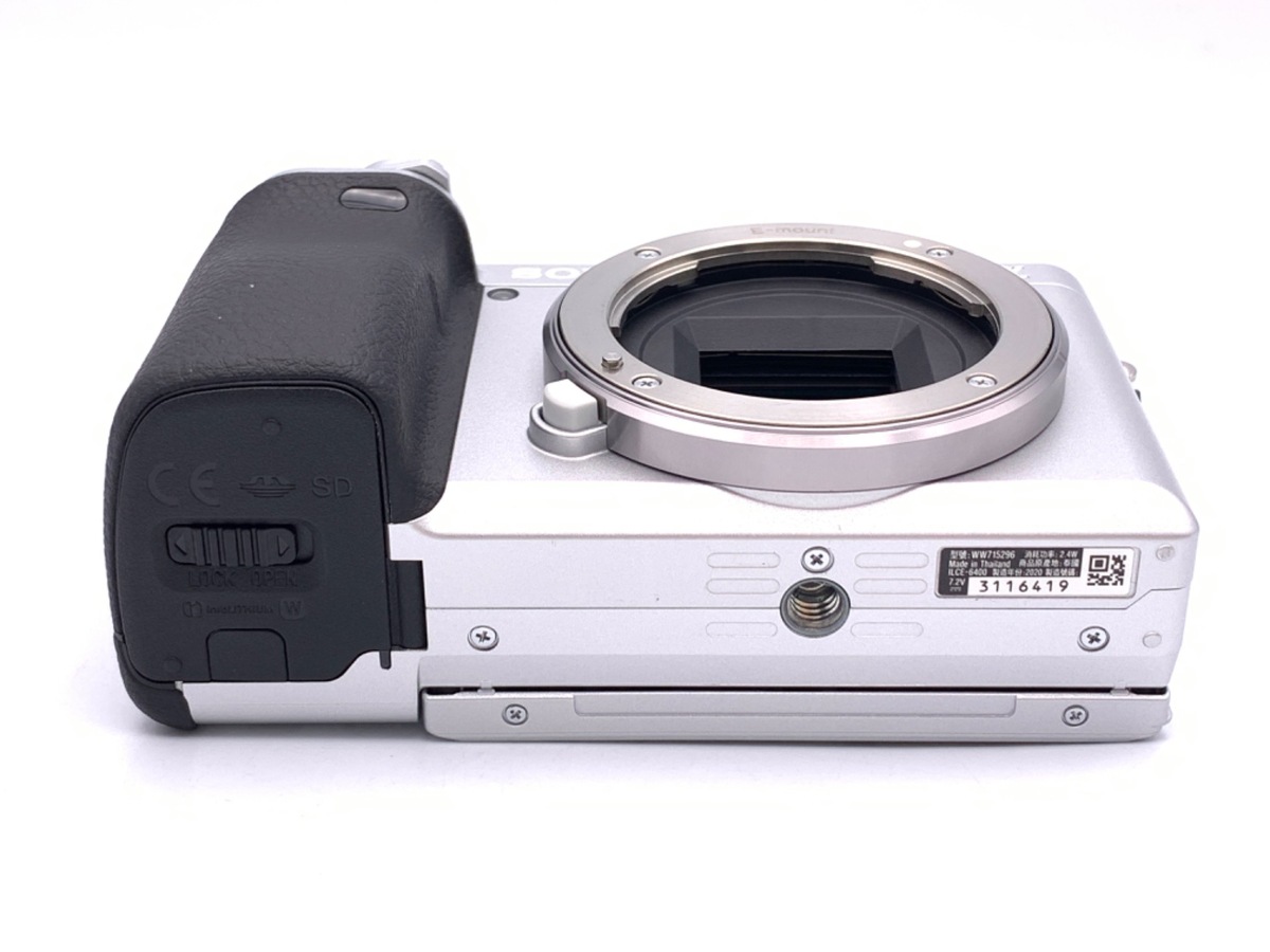α6400 ボディ シルバー ILCE-6400【2420万画素】