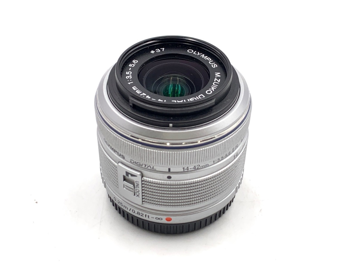 中古】オリンパス M.ZUIKO DIGITAL 14-42mm F3.5-5.6 II R シルバー