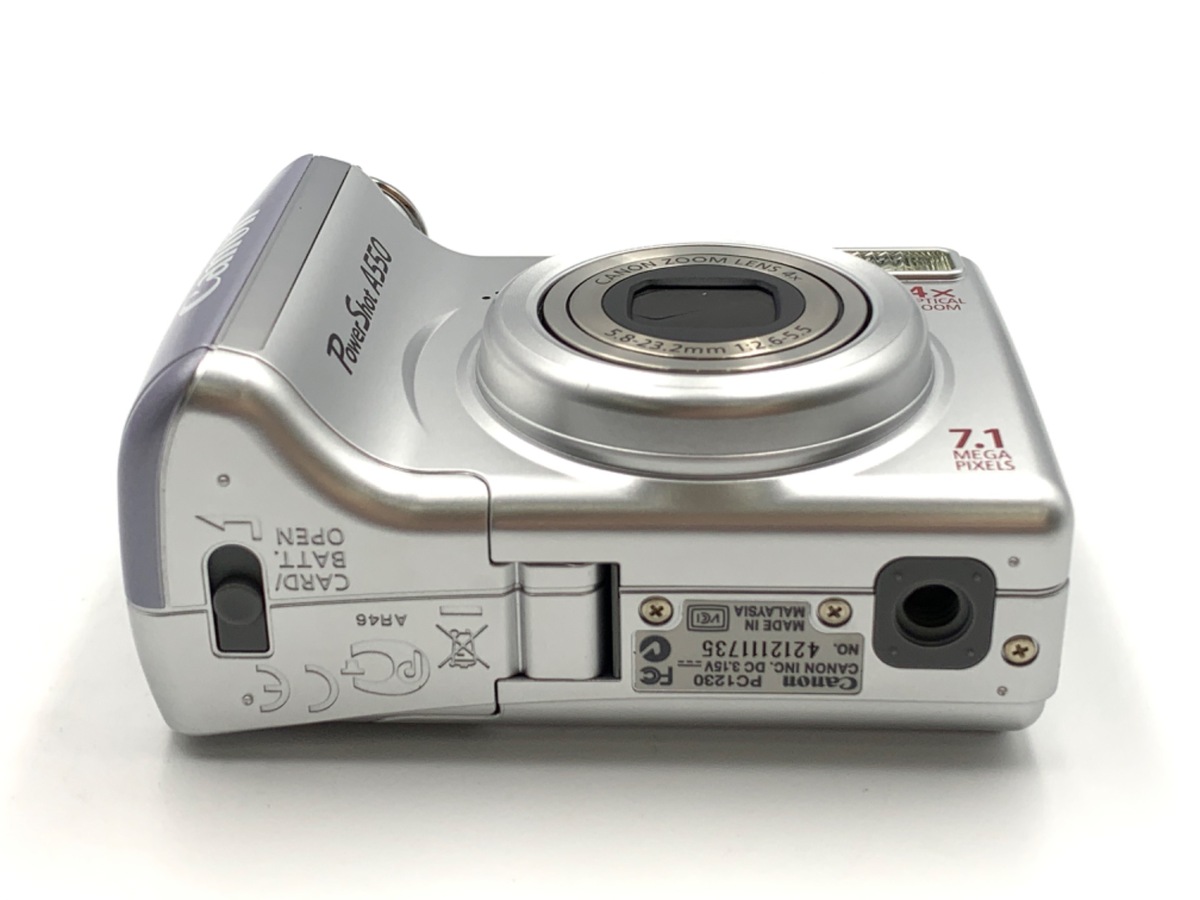 中古】キヤノン PowerShot A550｜｜カメラのキタムラネットショップ