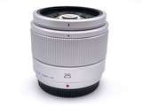 中古】パナソニック LUMIX G 25mm F1.7 ASPH. [H-H025S] シルバー 在庫