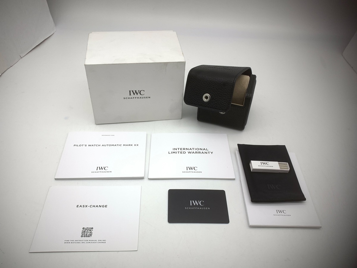 IWC パイロットウォッチ マークXX ブラック IW328202 ステンレススティール