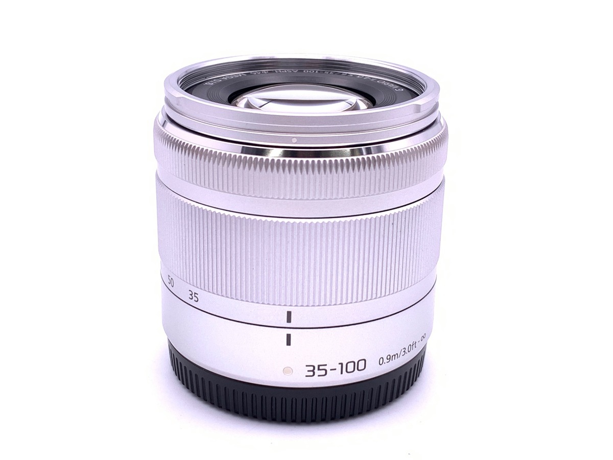 パナソニック G VARIO 35-100mm シルバー H-FS35100-S LUMIX G VARIO 35-100mm/F4.0-5.6 ASPH./MEGA O.I.S H-FS35100-S