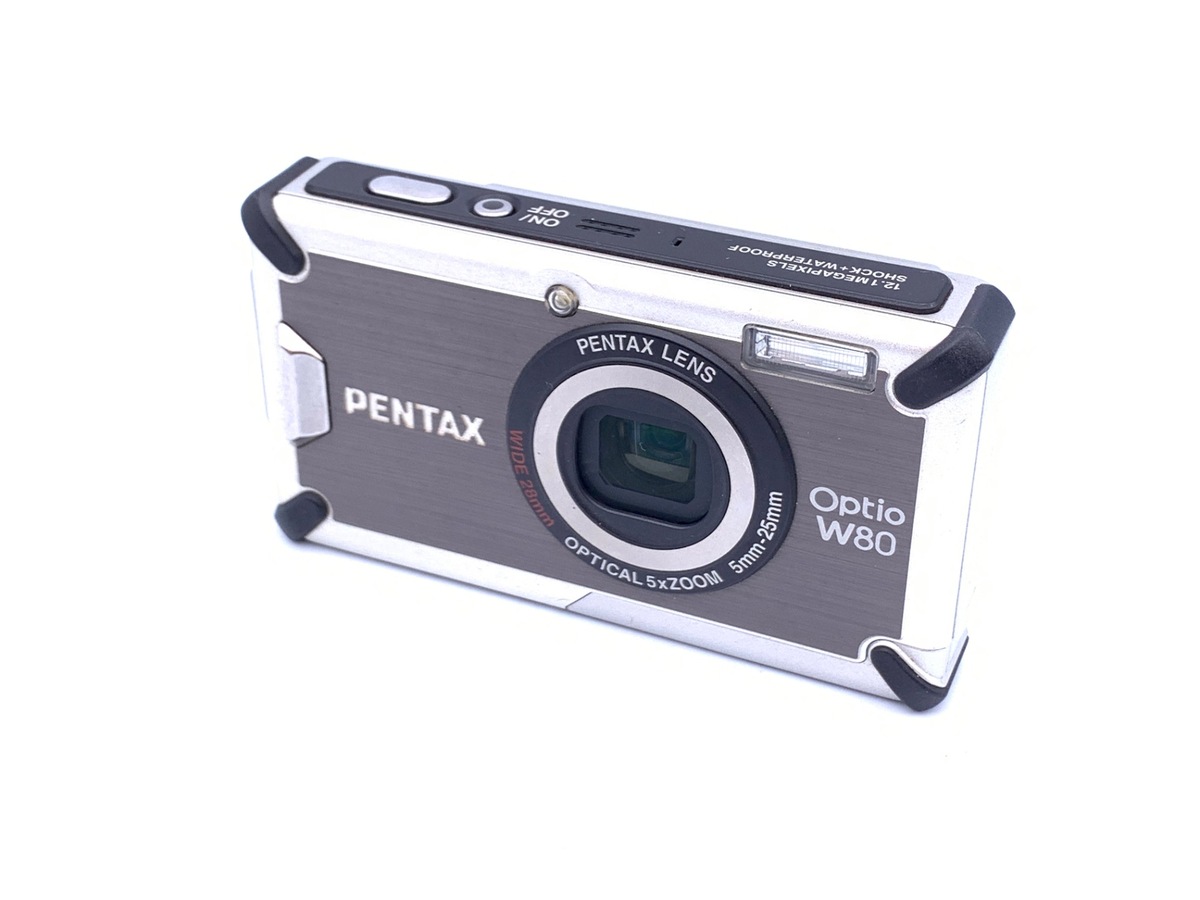 PENTAX Optio W80 ガンメタルグレー Amazon | PENTAX 防水デジタルカメラ OPTIO (オプティオ) W80