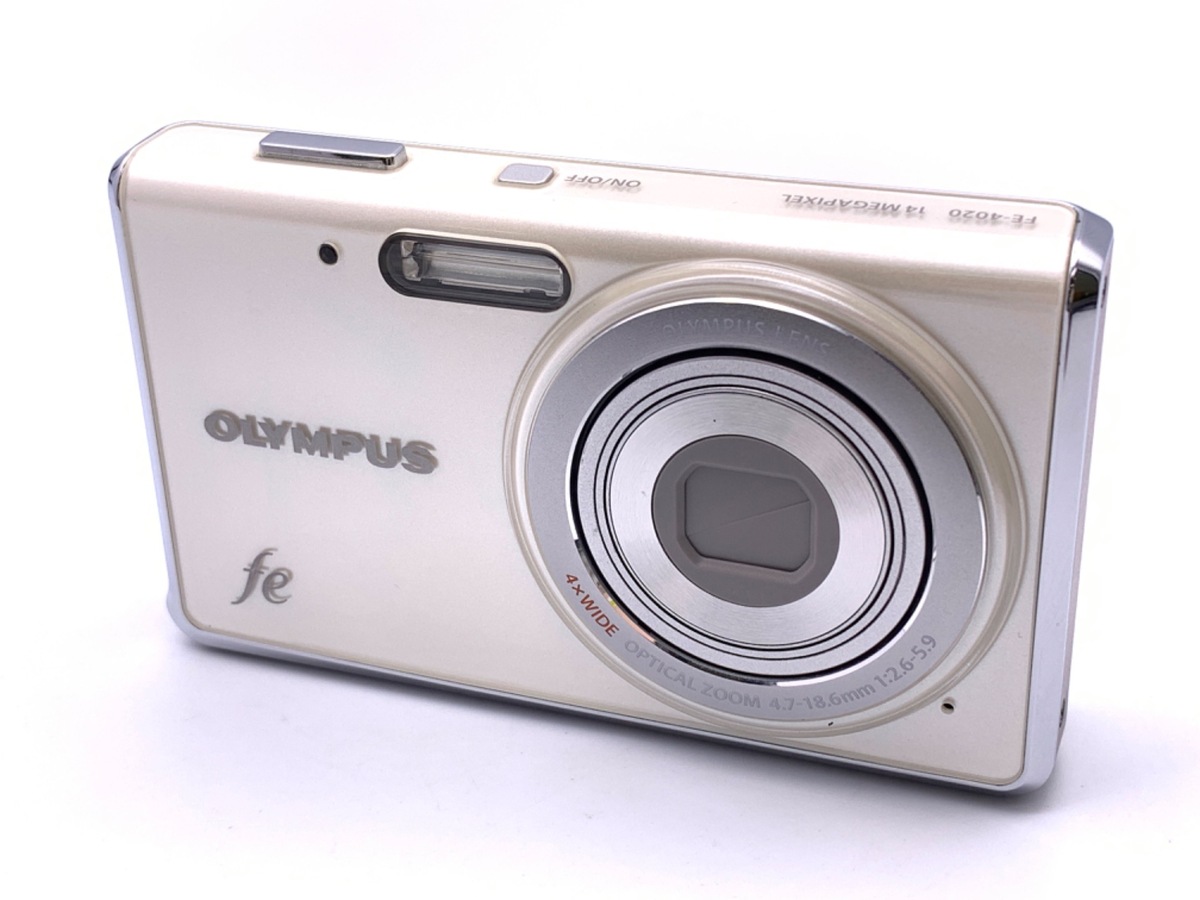 オリンパス FE-4020 パールホワイト コンデジ カメラ 中古 FE-4020 WHT｜OLYMPUS デジタルカメラ FE-4020 パールホワイト ｜中古