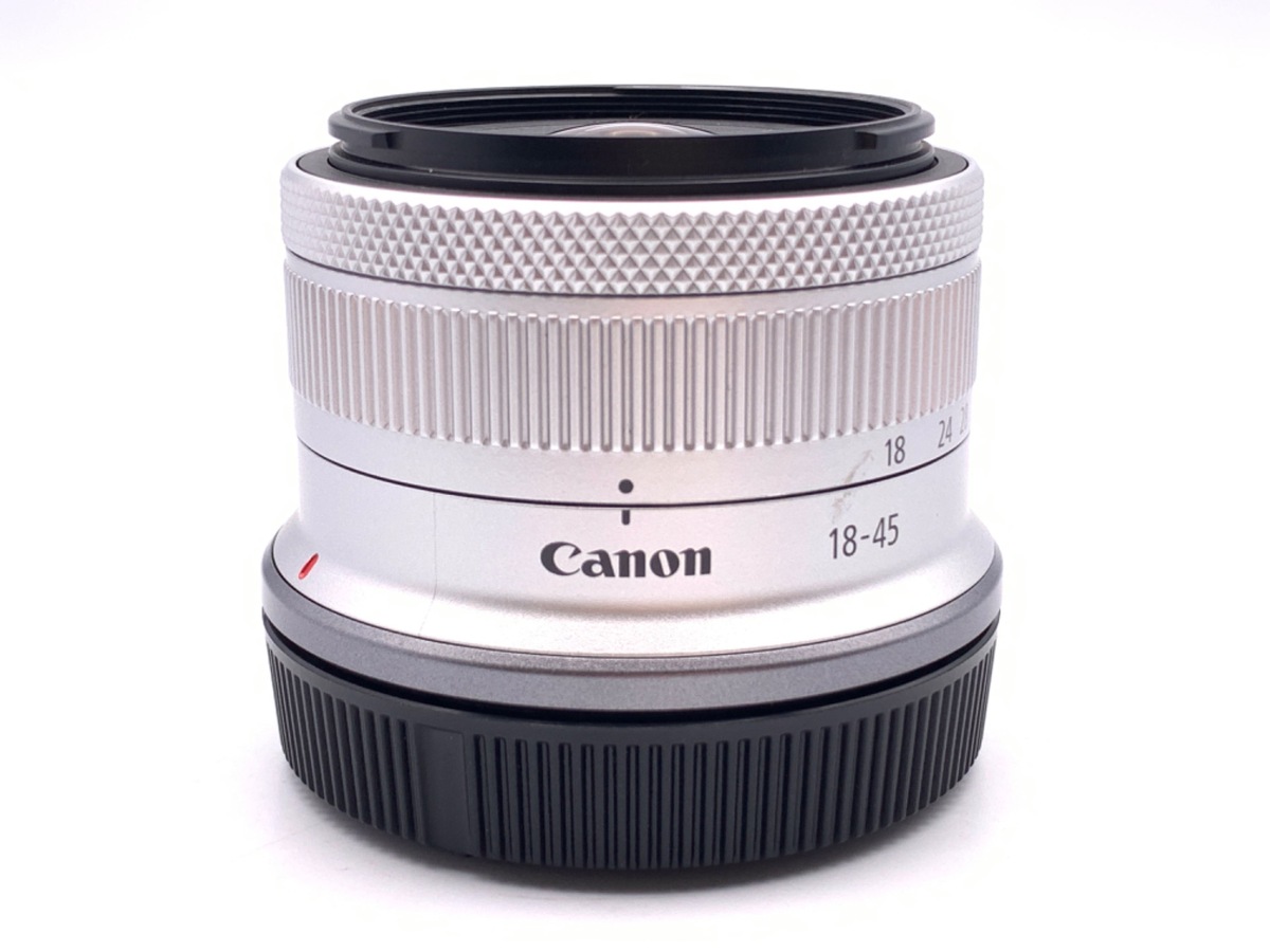 中古：AB(良品)】キヤノン RF-S18-45mm F4.5-6.3 IS STM シルバー