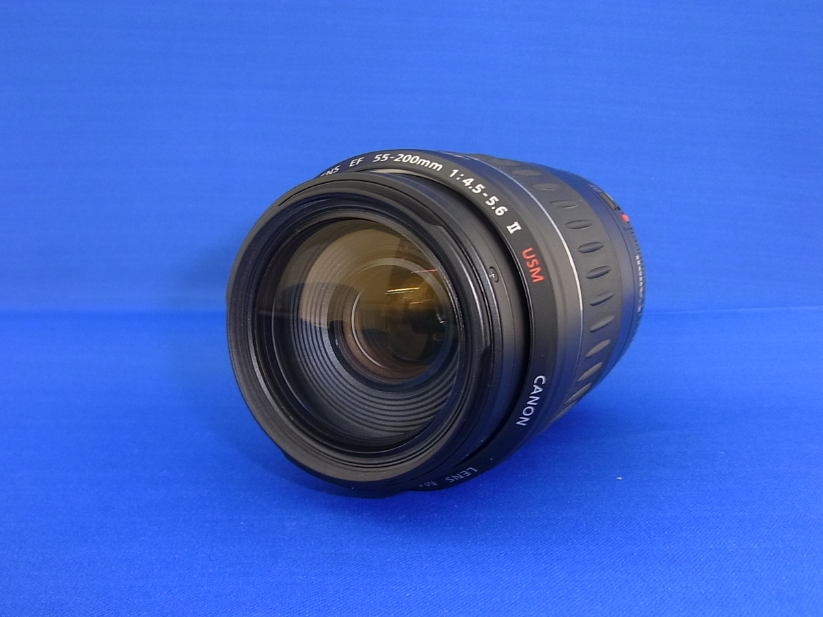 ♪ Canon キャノン EF 55-200mm 4.5-5.6II レンズ 動作確認済 中古 