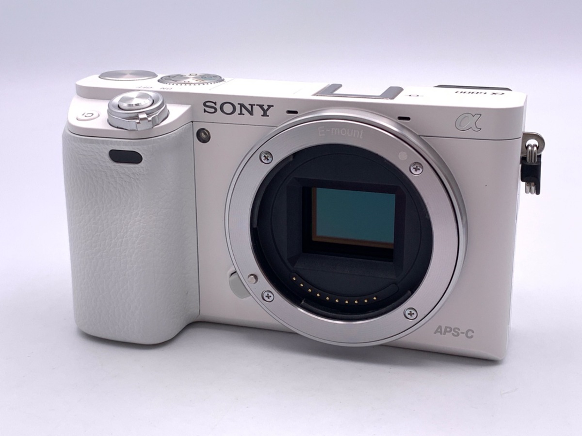 中古：A(美品)】ソニー α6000 ボディ ホワイト [ILCE-6000