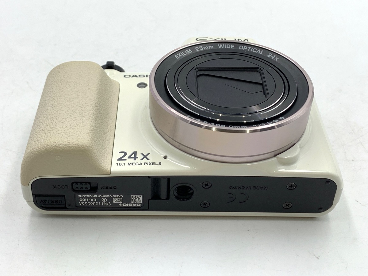 中古：A(美品)】カシオ EXILIM EX-H60WE ホワイト | 2442280037686