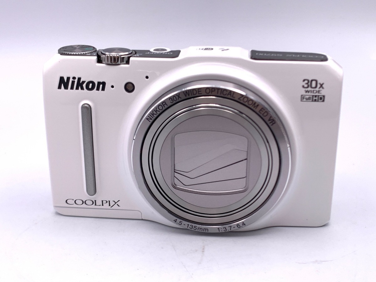 中古：AB(良品)】ニコン COOLPIX S9700 WH エレガントホワイト 