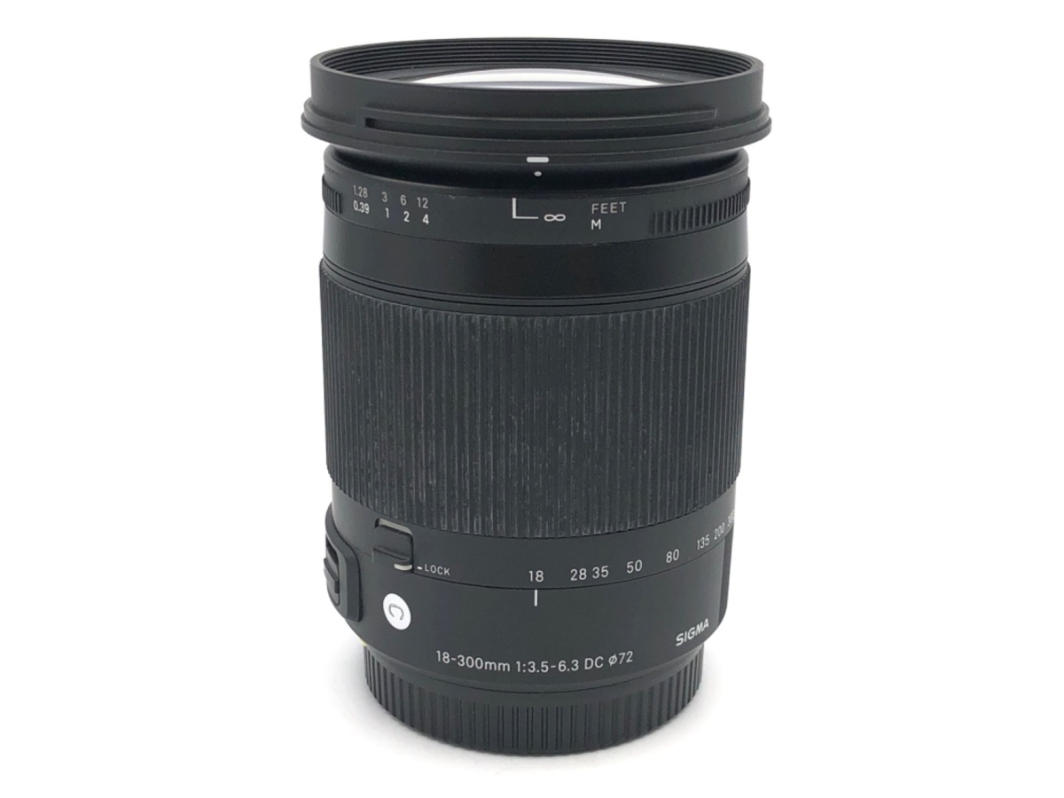 【中古】シグマ 18-300mm 1:3.5-6.3 DC キヤノンマウント シグマ 18-300/3.5-6.3 ﾆｺﾝ DC MACRO OS HSM Contemporary 交換