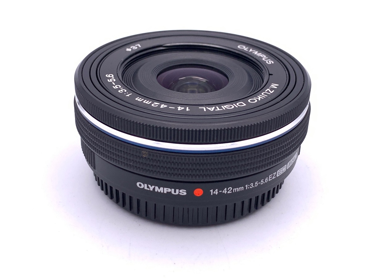 OLYMPUS - ★そらまめ★M.ZUIKO 14-42mm EZ ブラック M.ZUIKO DIGITAL ED 14-42mm F3.5-5.6 EZ [ブラック] 中古価格