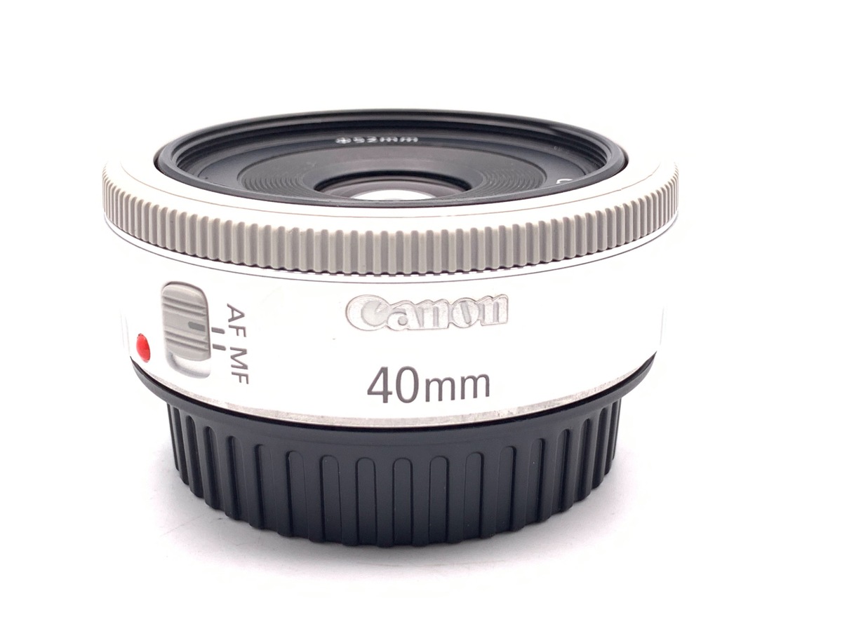 中古：A(美品)】キヤノン EF 40mm F2.8 STM ホワイト | 2442370025821