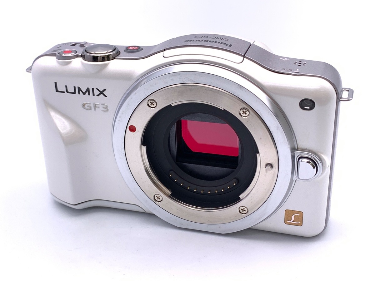 中古：B(並品)】パナソニック LUMIX DMC-GF3-W ボディ シェルホワイト