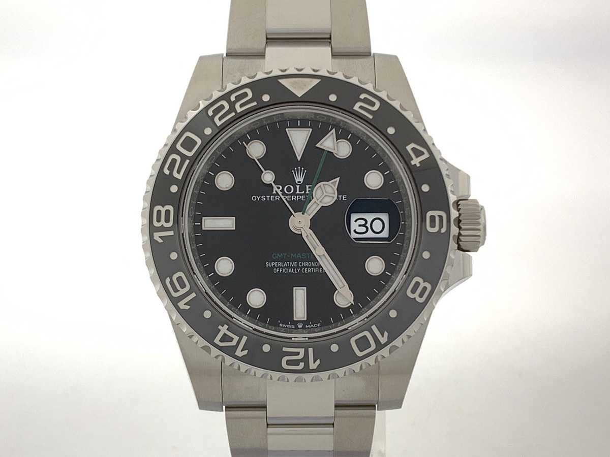 GMTマスターII 126710GRNR ブラック オイスターブレス
