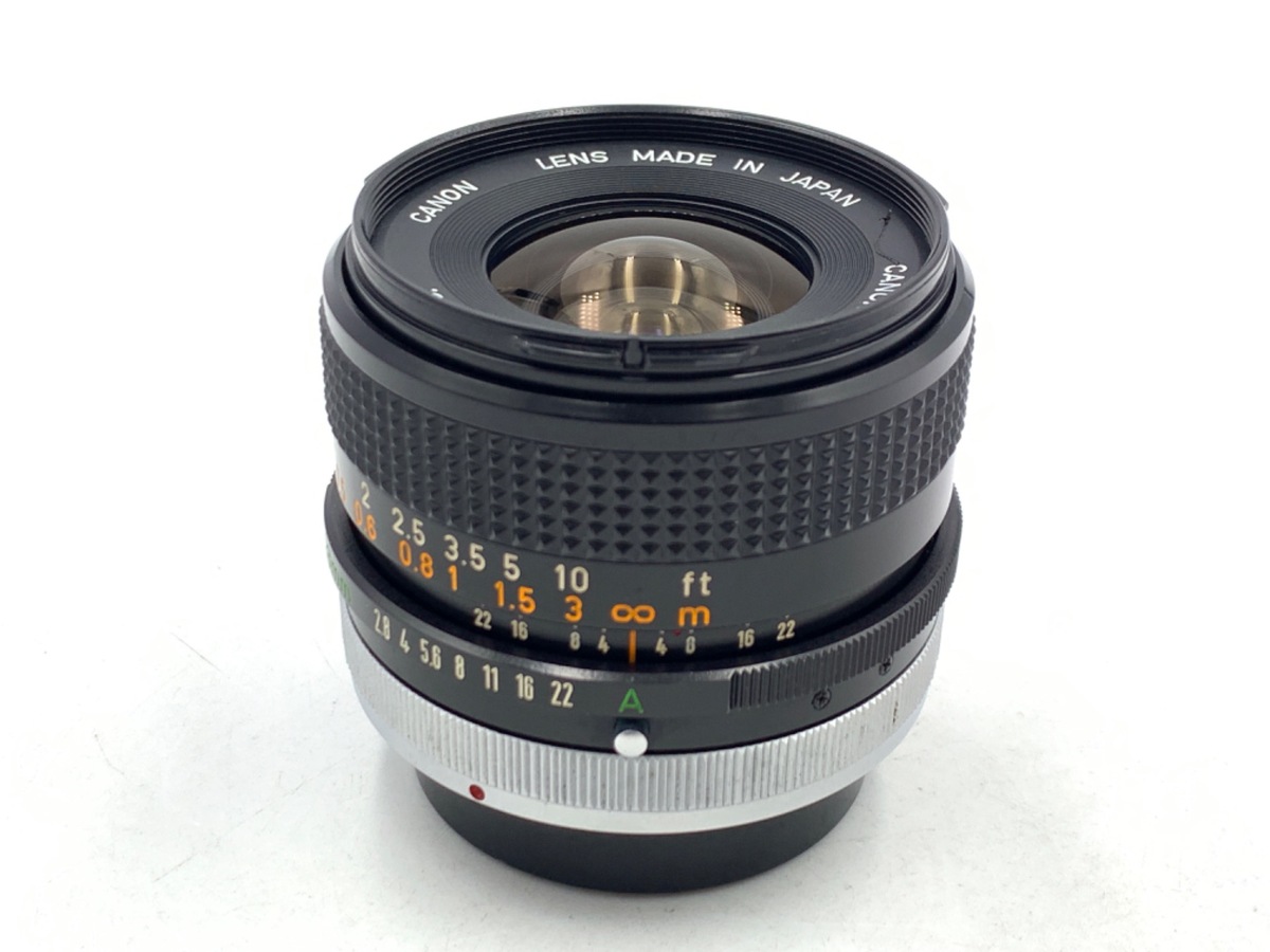 Canon　FDマウント　28ｍｍF2.8　S.C.　中古レンズ F597 オールドレンズ: CANON FD 28mm F2.8 S.C. | WAVEFORM LAB