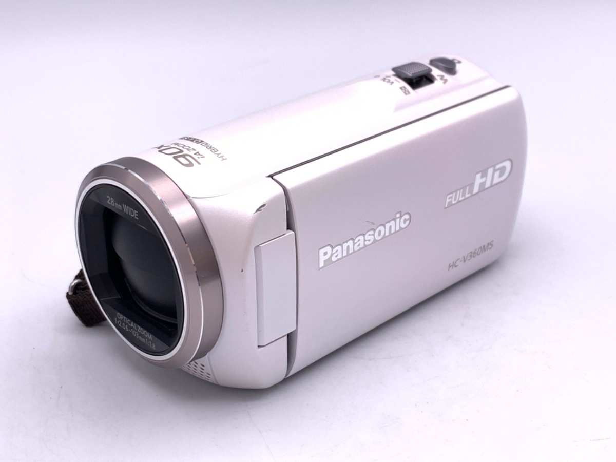 中古：B(並品)】パナソニック HC-V360MS-W ホワイト | 2442370029966