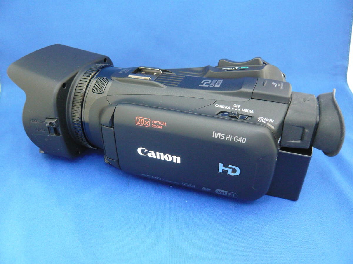 未使用）Canon iVIS HF G40 ビデオカメラ テレコン ワイコン付 VIXIA