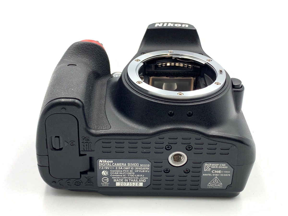 中古：B(並品)】ニコン D3400 ボディ ブラック | 2442380029888